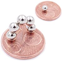 Los mejores  - Brudazon | 100 Mini Imanes Esfera 5mm | Los imanes de neodimio Ultra Fuertes - N38 | Imán del Poder para la Toma de…